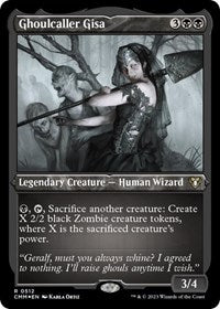 Ghoulcaller Gisa (Foil Etched) (512) [Commander Masters]