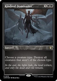 Kindred Dominance (Foil Etched) (515) [Commander Masters]