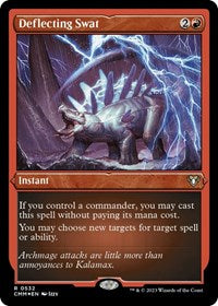 Deflecting Swat (Foil Etched) (532) [Commander Masters]