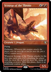 Scourge of the Throne (Foil Etched) (549) [Commander Masters]