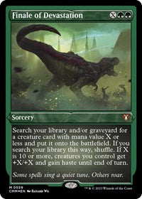 Finale of Devastation (Foil Etched) (559) [Commander Masters]