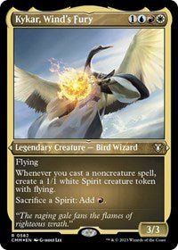 Kykar, Wind's Fury (Foil Etched) (582) [Commander Masters]