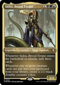 Sidisi, Brood Tyrant (Foil Etched) (592) [Commander Masters]