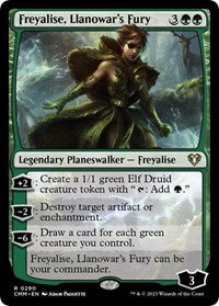 Freyalise, Llanowar's Fury (290) [Commander Masters]