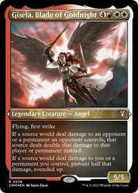 Gisela, Blade of Goldnight (Foil Etched) (579) [Commander Masters]