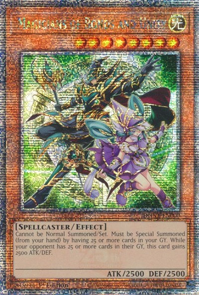 Magicians of Bonds and Unity (Quarter Century Secret Rare) (DUNE-EN000) [Duelist Nexus]