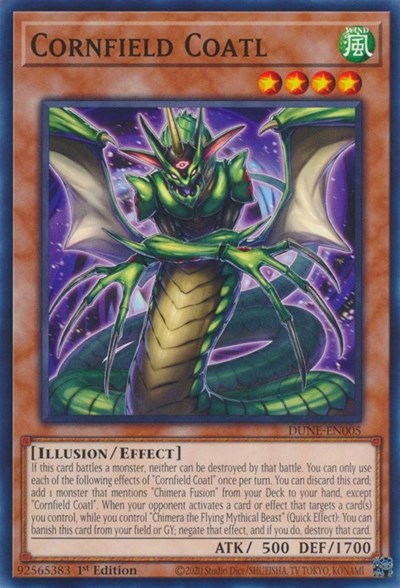 Cornfield Coatl (DUNE-EN005) [Duelist Nexus]