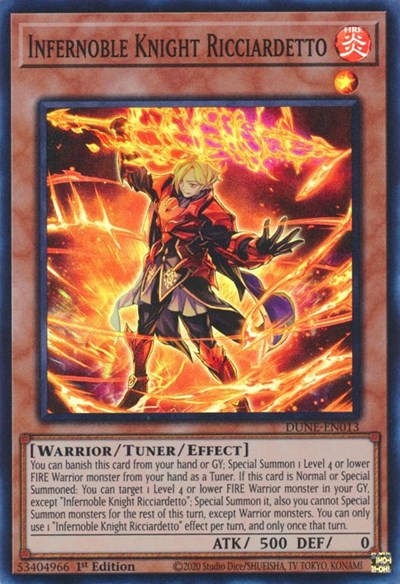 Infernoble Knight Ricciardetto (DUNE-EN013) [Duelist Nexus]