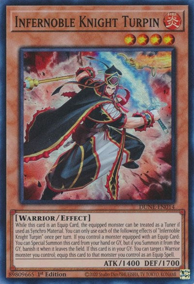 Infernoble Knight Turpin (DUNE-EN014) [Duelist Nexus]