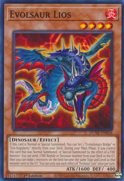 Evolsaur Lios (DUNE-EN018) [Duelist Nexus]