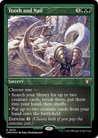 Tooth and Nail (Foil Etched) (574) [Commander Masters]