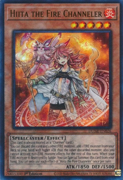Hiita the Fire Channeler (DUNE-EN026) [Duelist Nexus]