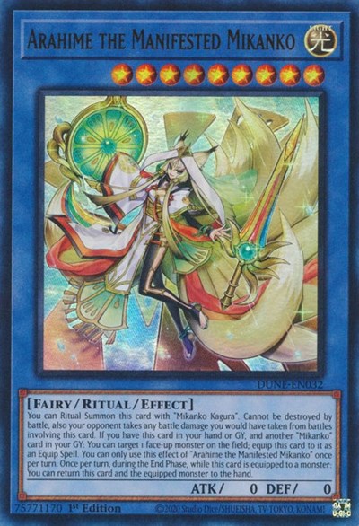 Arahime the Manifested Mikanko (DUNE-EN032) [Duelist Nexus]