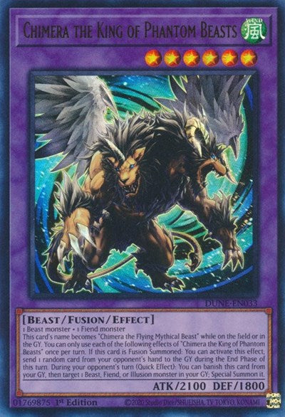 Chimera the King of Phantom Beasts (DUNE-EN033) [Duelist Nexus]