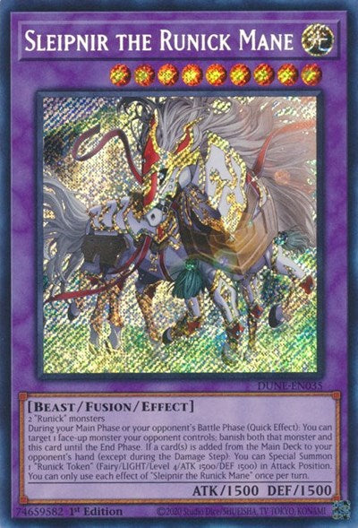 Sleipnir the Runick Mane (DUNE-EN035) [Duelist Nexus]