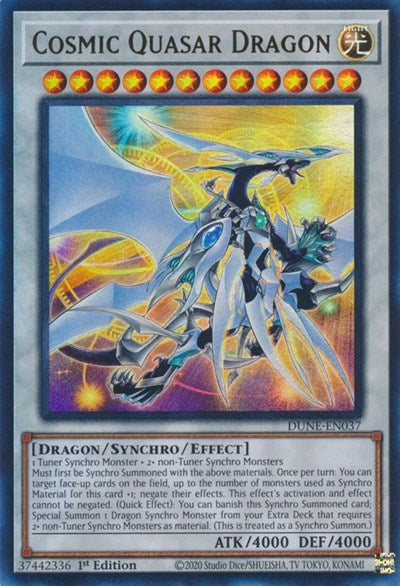 Cosmic Quasar Dragon (DUNE-EN037) [Duelist Nexus]