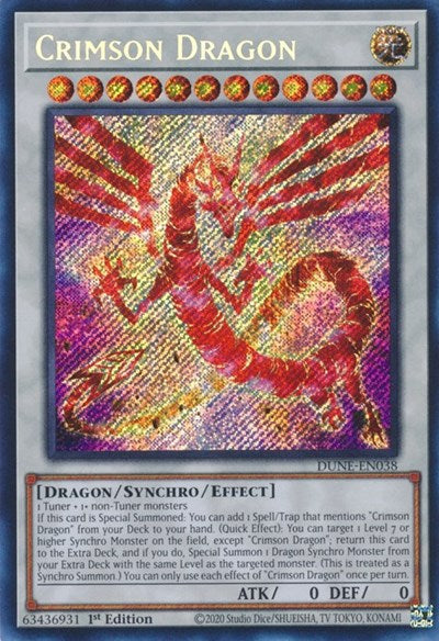 Crimson Dragon (DUNE-EN038) [Duelist Nexus]