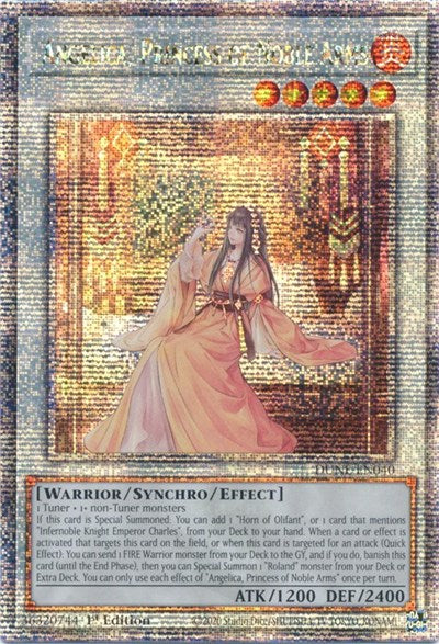 Angelica, Princess of Noble Arms (Quarter Century Secret Rare) (DUNE-EN040) [Duelist Nexus]