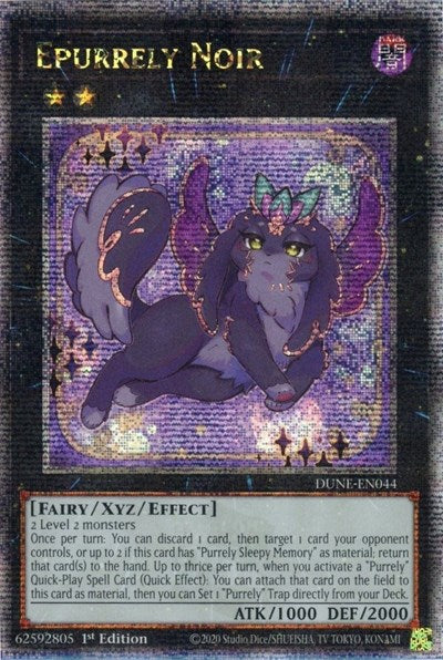 Epurrely Noir (Quarter Century Secret Rare) (DUNE-EN044) [Duelist Nexus]