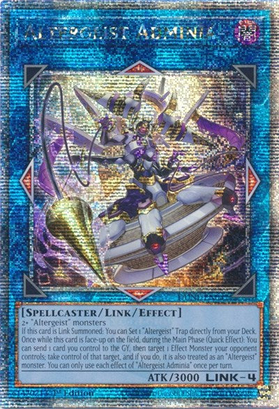 Altergeist Adminia (Quarter Century Secret Rare) (DUNE-EN047) [Duelist Nexus]