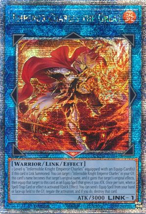 Emperor Charles the Great (Quarter Century Secret Rare) (DUNE-EN048) - Duelist Nexus 1st Edition