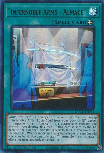 "Infernoble Arms - Almace" (DUNE-EN056) [Duelist Nexus]