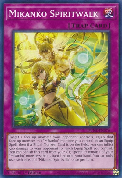 Mikanko Spiritwalk (DUNE-EN076) [Duelist Nexus]