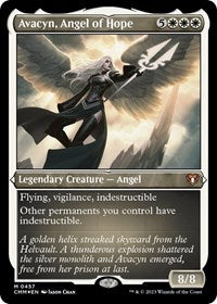 Avacyn, Angel of Hope (Foil Etched) (457) [Commander Masters]