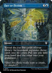 Fact or Fiction (Borderless) (631) [Commander Masters]