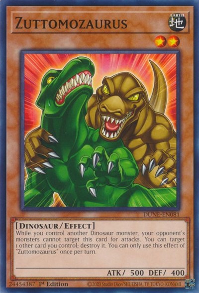 Zuttomozaurus (DUNE-EN081) [Duelist Nexus]