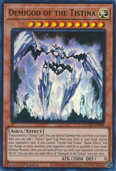 Demigod of the Tistina (DUNE-EN088) [Duelist Nexus]