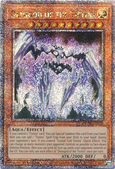 Demigod of the Tistina (Quarter Century Secret Rare) (DUNE-EN088) [Duelist Nexus]