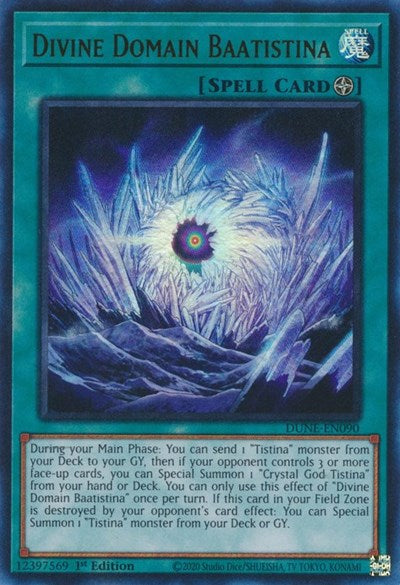 Divine Domain Baatistina (DUNE-EN090) [Duelist Nexus]