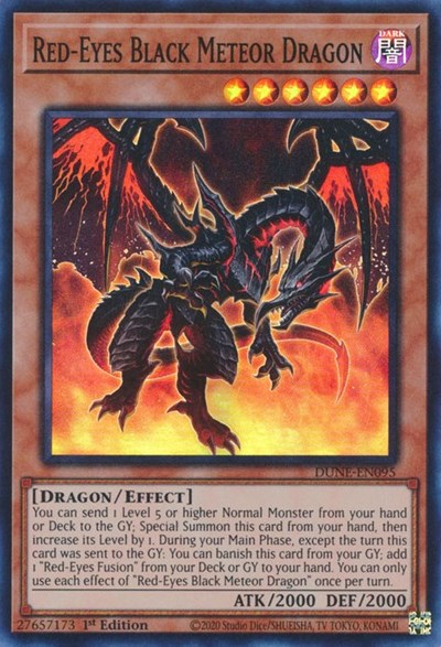 Red-Eyes Black Meteor Dragon (DUNE-EN095) [Duelist Nexus]