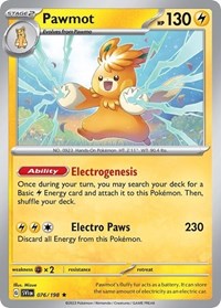 Pawmot - 076/198 (Line Holo) (076/198) [Miscellaneous Cards & Products]