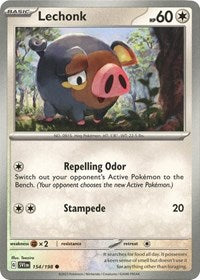 Lechonk - 154/198 (Holo) (154/198) [Deck Exclusives]