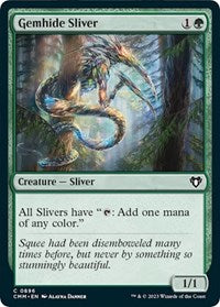 Gemhide Sliver (896) [Commander Masters]