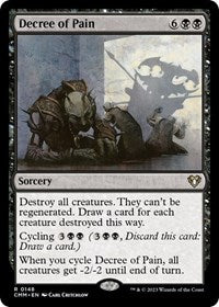 Decree of Pain (148) [Commander Masters]