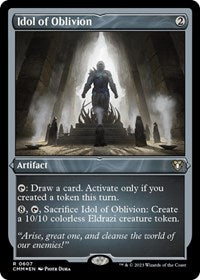Idol of Oblivion (Foil Etched) (607) [Commander Masters]