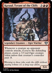 Kazuul, Tyrant of the Cliffs (237) [Commander Masters]