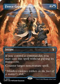 Fierce Guardianship (Borderless) (694) [Commander Masters]