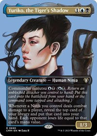 Yuriko, the Tiger's Shadow (Borderless) (690) [Commander Masters]