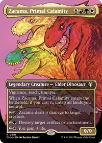 Zacama, Primal Calamity (Borderless) (691) [Commander Masters]