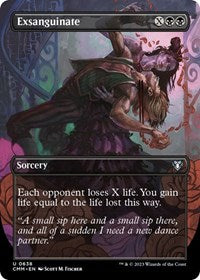Exsanguinate (Borderless) (638) [Commander Masters]