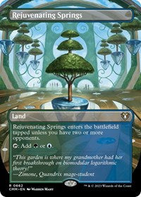 Rejuvenating Springs (Borderless) (662) [Commander Masters]
