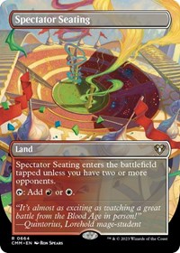 Spectator Seating (Borderless) (664) [Commander Masters]
