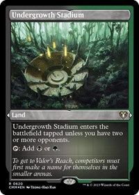Undergrowth Stadium (Foil Etched) (620) [Commander Masters]