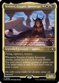 Yennett, Cryptic Sovereign (Foil Etched) (596) [Commander Masters]