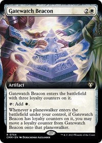 Gatewatch Beacon (Extended Art) (754) [Commander Masters]