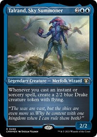 Talrand, Sky Summoner (Foil Etched) (499) [Commander Masters]